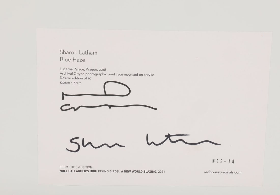 OASIS - Limited Deluxe Edition "Blue Haze" Print by Sharon Latham from New World Blazing Exhibition, (1 of 1)