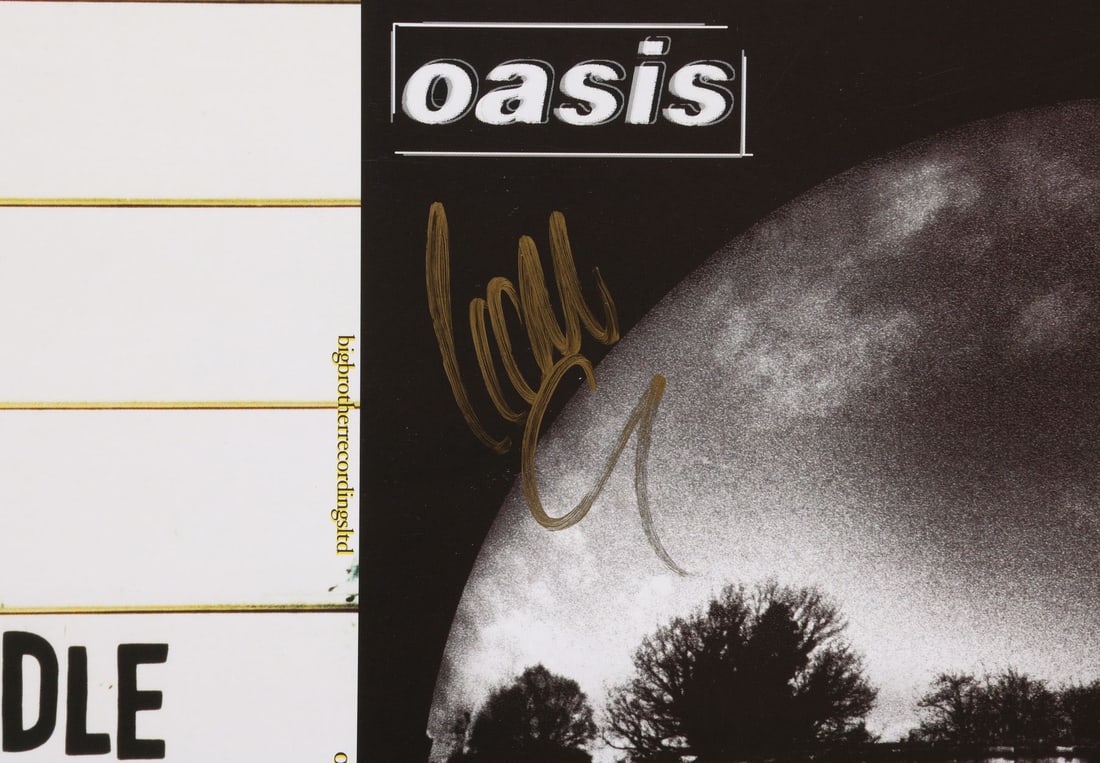 OASIS - Liam Gallagher, Noel Gallagher, Andy Bell and Gem Archer-Autographed Don't Believe The Truth: OASIS - Liam Gallagher, Noel Gallagher, Andy Bell and Gem Archer-Autographed Don't Believe The Truth Album Cover Printer's Proof A printer’s proof of the cover artwork for Oasis’ sixth studio albu