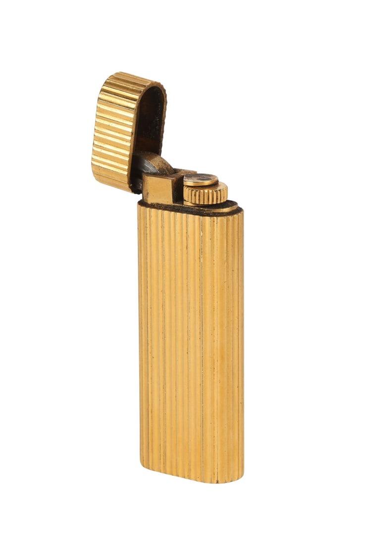 FREDDIE MERCURY - The Reinhold Mack Collection: Freddie Mercury-Gifted Gold-Plated Cartier Lighter (1 of 4)