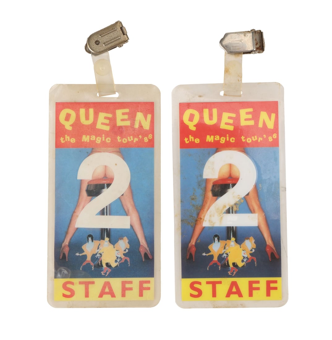 QUEEN - The Reinhold Mack Collection: Freddie Mercury 39th Birthday Party Invitation and Two Magic (1 of 4)