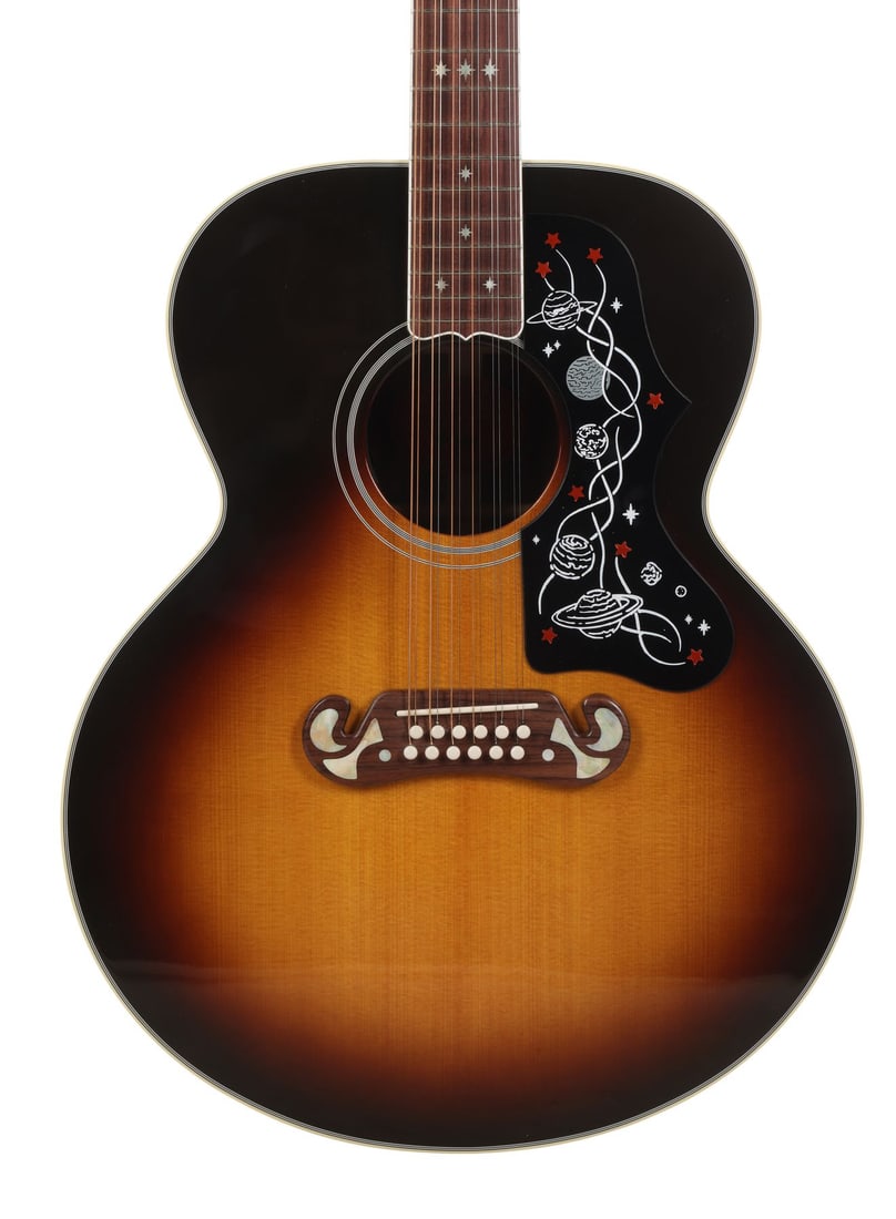 QUEEN - Limited-Edition Gibson Custom Brian May SJ-200 12-String Guitar: QUEEN - Limited-Edition Gibson Custom Brian May SJ-200 12-String Guitar A limited-edition Gibson Custom Brian May Signature SJ-200 12-string acoustic guitar. Widely regarded as one of rock's greatest 