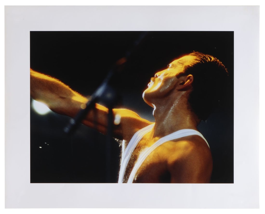 QUEEN - The Denis O'Regan Collection: "Queen: The Full Picture" Book and "Queen?? Italian Edition: QUEEN - The Denis O'Regan Collection: "Queen: The Full Picture" Book and "Queen” Italian Edition Book by Denis O'Regan, Fine Art Limited Edition Freddie Mercury Cover Image Print and Bonhams 200