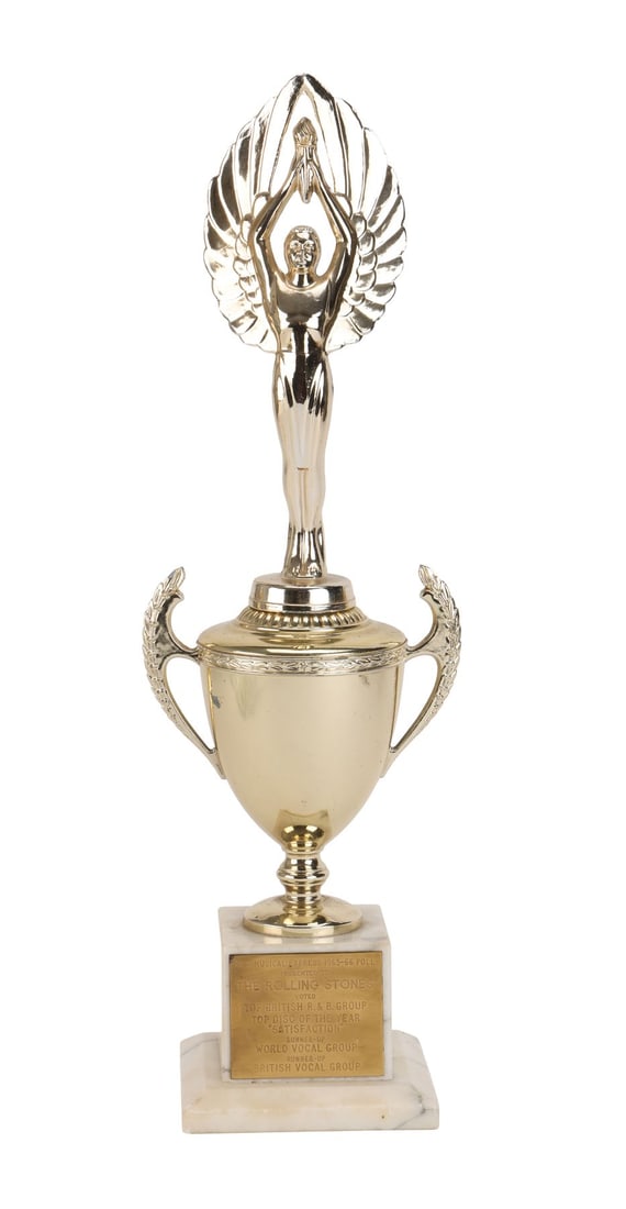 ROLLING STONES, THE - Bill Wyman's New Musical Express Poll Winners Award (1 of 4)