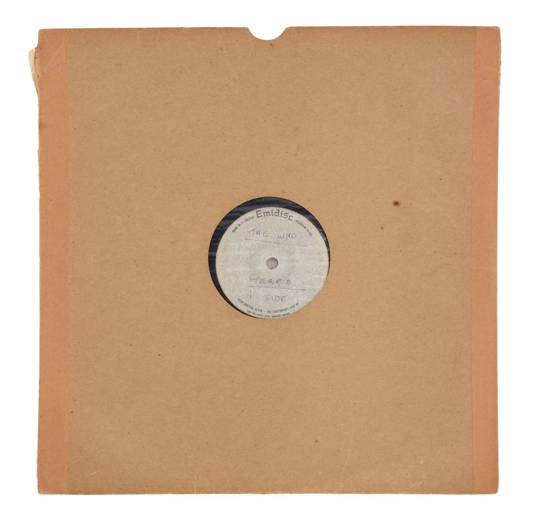 WHO, THE - The Who Sell Out 12-inch Acetate, 1967 (1 of 2)