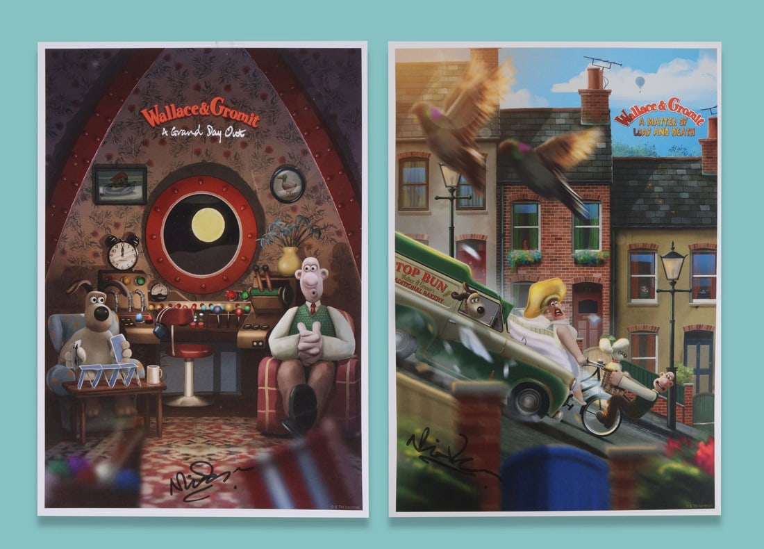 WALLACE & GROMIT: A GRAND DAY OUT (1989)/WALLACE & GROMIT: A MATTER OF LOAF AND DEATH (2008) - Pair (1 of 3)