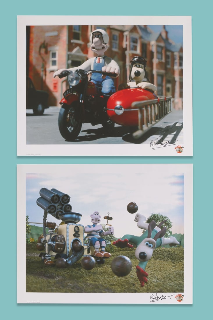 WALLACE & GROMIT: A CLOSE SHAVE (1995)/WALLACE AND GROMIT'S CRACKING CONTRAPTIONS (2002) - Pair of (1 of 4)