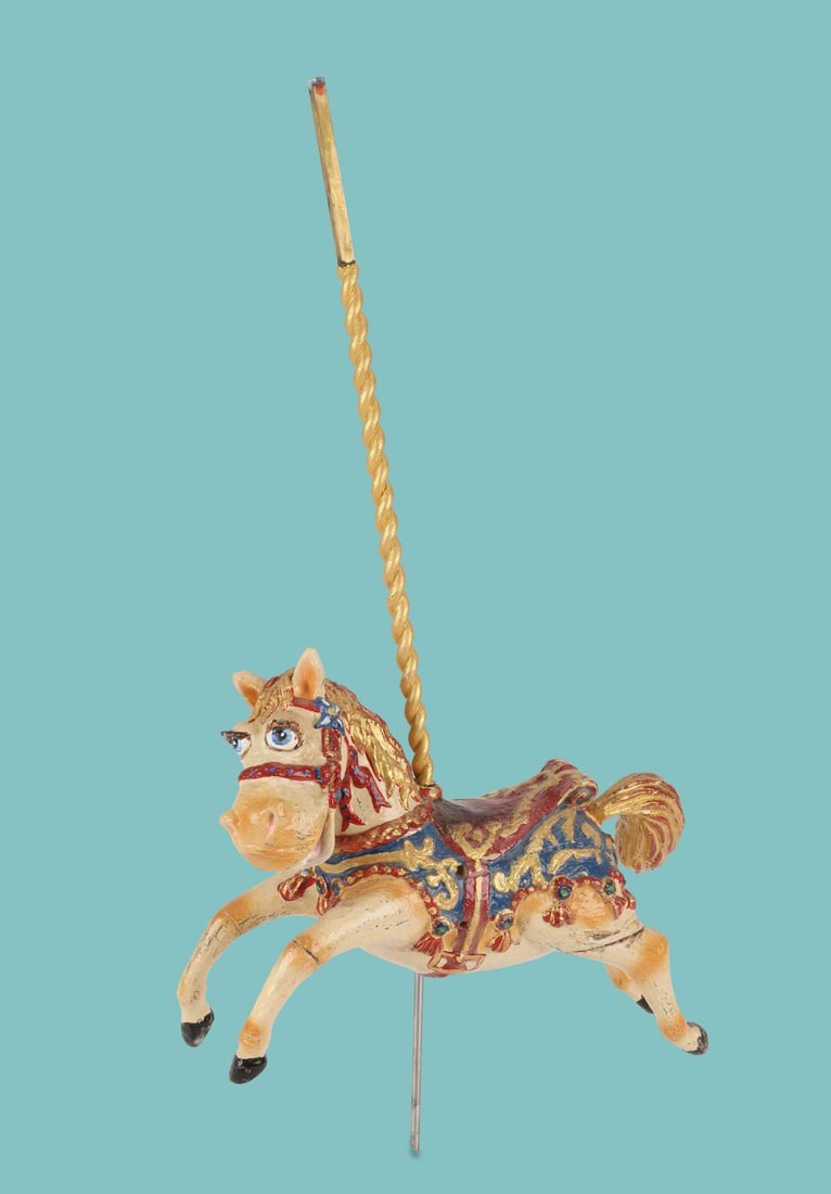 WALLACE & GROMIT: THE CURSE OF THE WERE-RABBIT (2005) - Set of Three Carousel Horses: WALLACE & GROMIT: THE CURSE OF THE WERE-RABBIT (2005) - Set of Three Carousel Horses A set of three carousel horses from Nick Park and Steve Box’s Wallace & Gromit: The Curse of the Were-Rabbit.