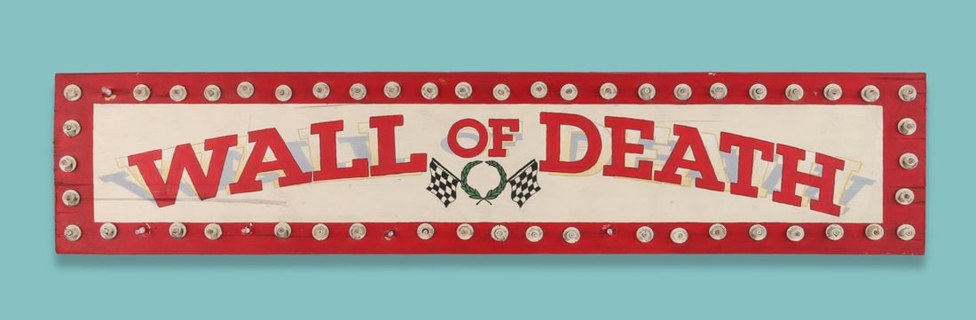WALLACE & GROMIT: THE CURSE OF THE WERE-RABBIT (2005) - Wall of Death Sign: WALLACE & GROMIT: THE CURSE OF THE WERE-RABBIT (2005) - Wall of Death Sign A Wall of Death sign from four-time Academy Award winner Nick Park and Steve Box’s Wallace & Gromit: The Curse of the W