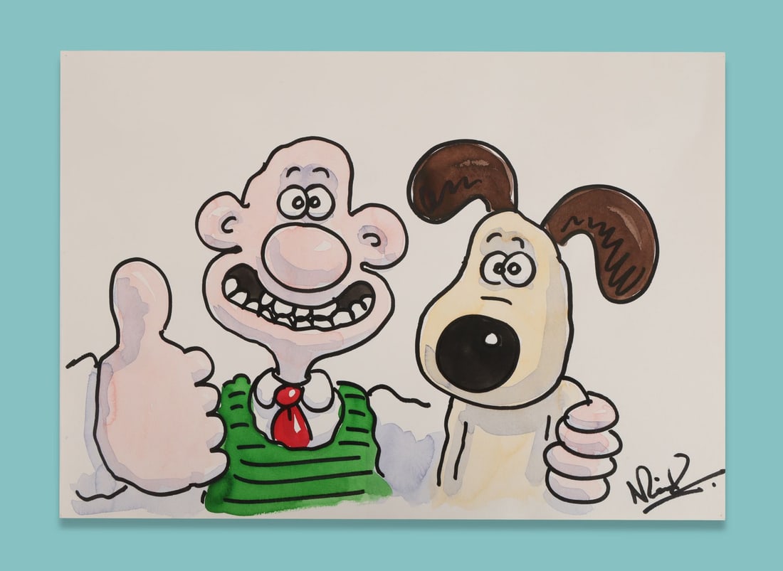 WALLACE & GROMIT (2026) - Hand-Painted and Hand-Drawn Wallace and Gromit Artwork by Nick Park (1 of 2)