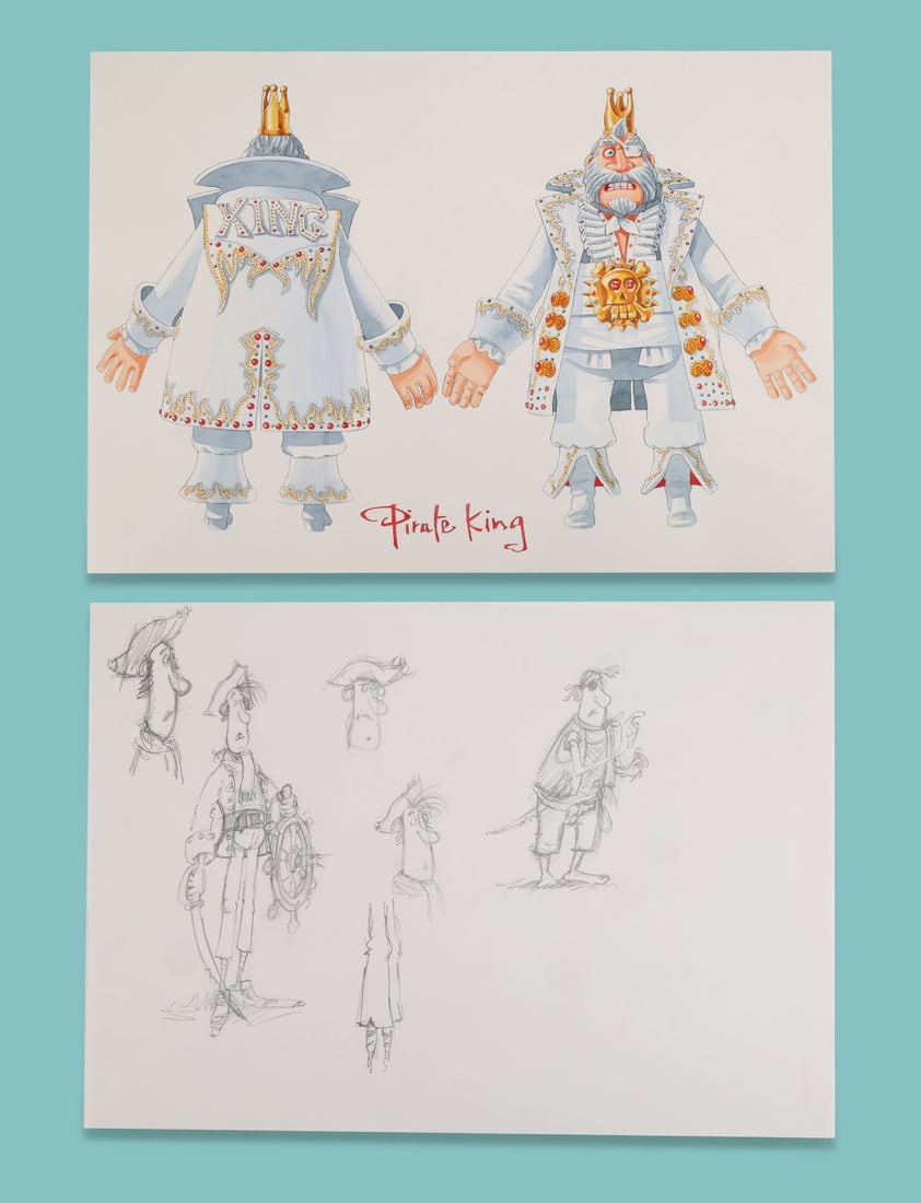 PIRATES! IN AN ADVENTURE WITH SCIENTISTS! THE, (2012) - Pirate King Hand-Painted Principal Colour (1 of 3)