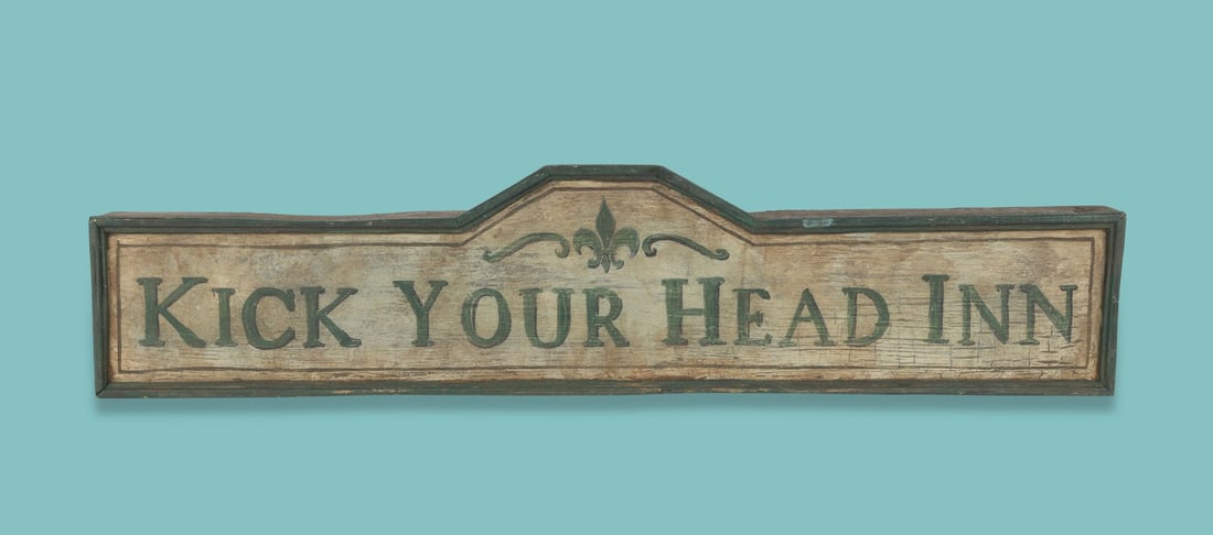 PIRATES! IN AN ADVENTURE WITH SCIENTISTS! THE, (2012) - Collection of Kick Your Head Inn Sign, Four (1 of 4)