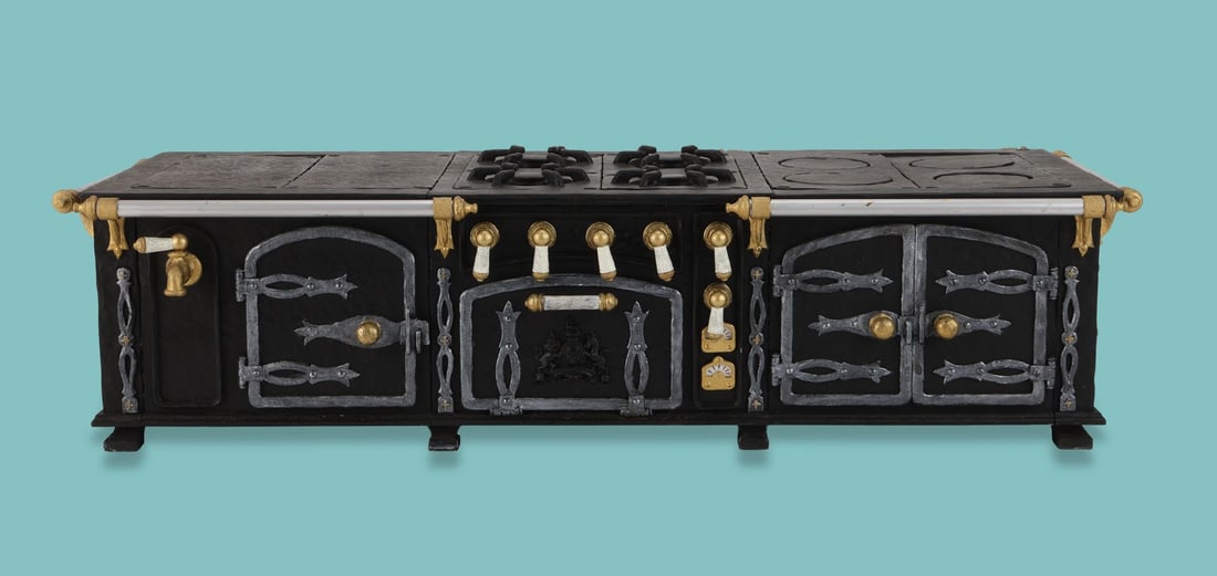 PIRATES! IN AN ADVENTURE WITH SCIENTISTS! THE, (2012) - Pair of QV1 Kitchen Ovens: PIRATES! IN AN ADVENTURE WITH SCIENTISTS! THE, (2012) - Pair of QV1 Kitchen Ovens A pair of Queen Victoria’s QV1 ovens from Sir Peter Lord and Jeff Newitt’s The Pirates! In an Adventure with Scien