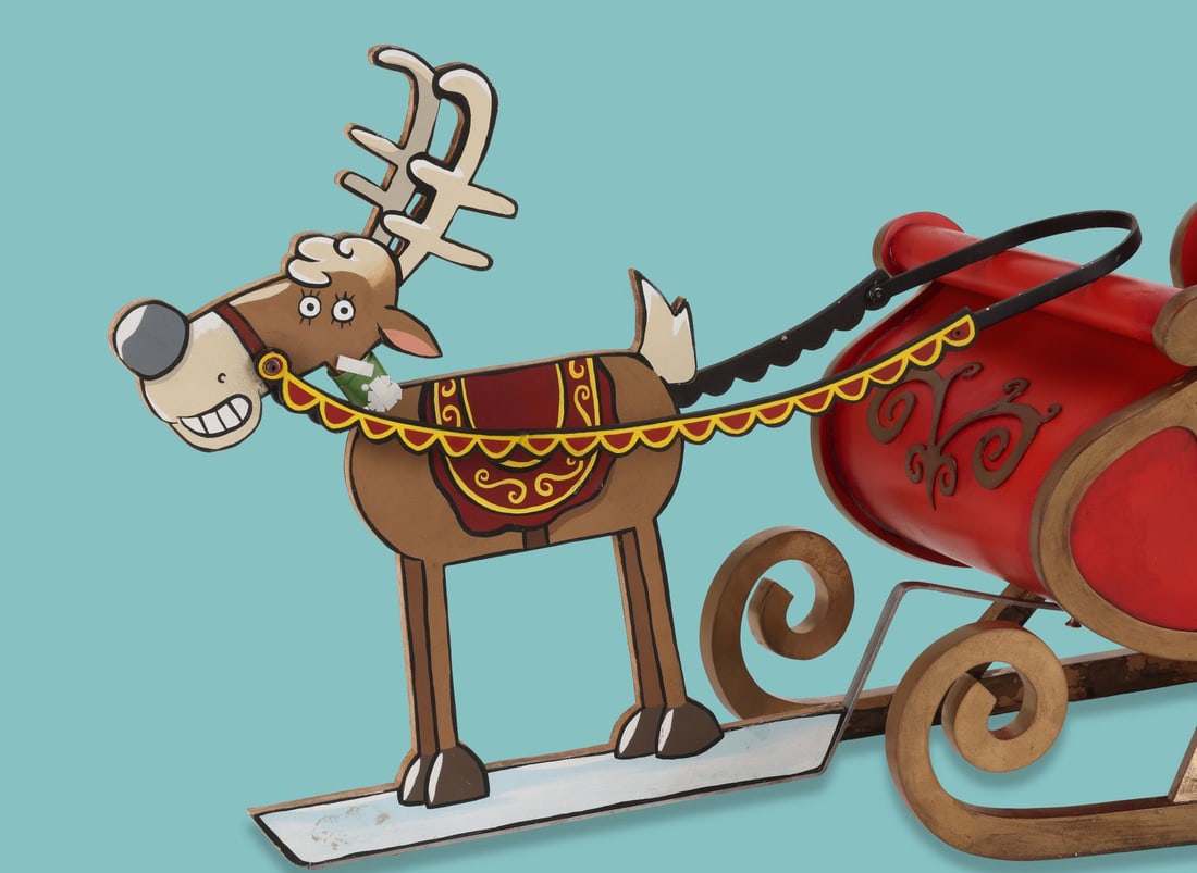 SHAUN THE SHEEP: THE FLIGHT BEFORE CHRISTMAS (2021) - Christmas Sleigh and Reindeer (1 of 4)