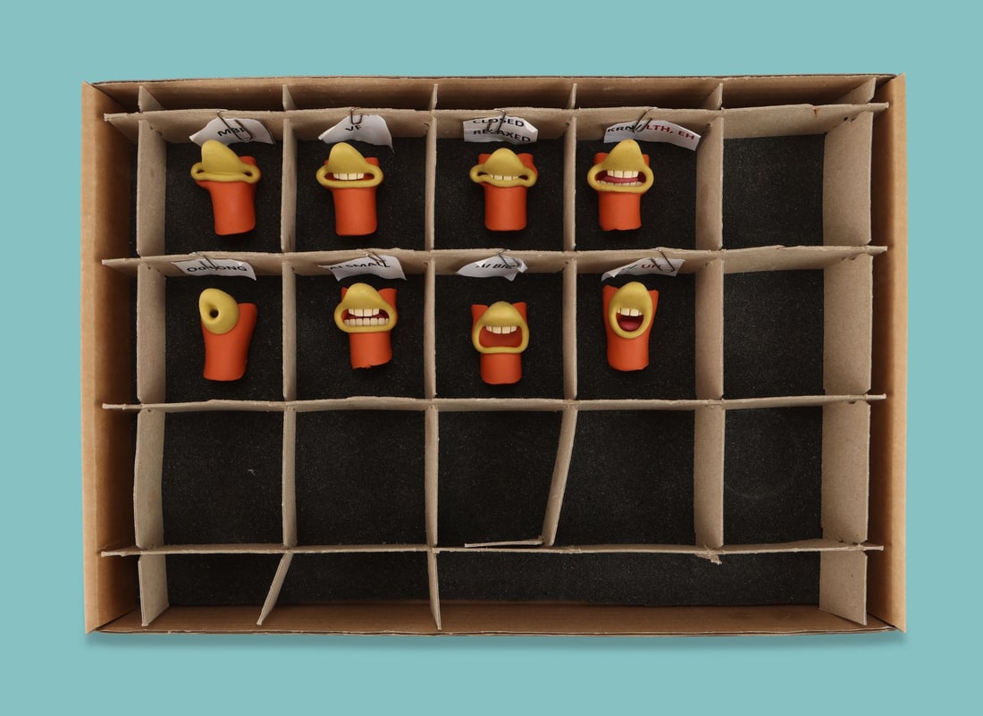CHICKEN RUN: DAWN OF THE NUGGET (2023) - Set of Eight Ginger Mouthpieces (1 of 4)
