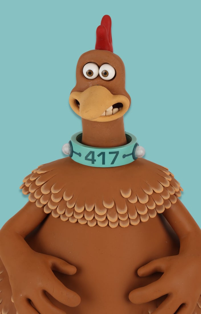 CHICKEN RUN: DAWN OF THE NUGGET (2023) - Captured Chicken 417 Stop-Motion Puppet (1 of 4)