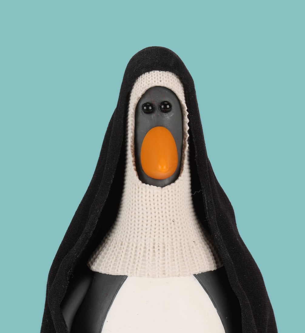 WALLACE & GROMIT: VENGEANCE MOST FOWL (2024) - Screen-Matched Feathers McGraw Disguised as a Nun (1 of 4)