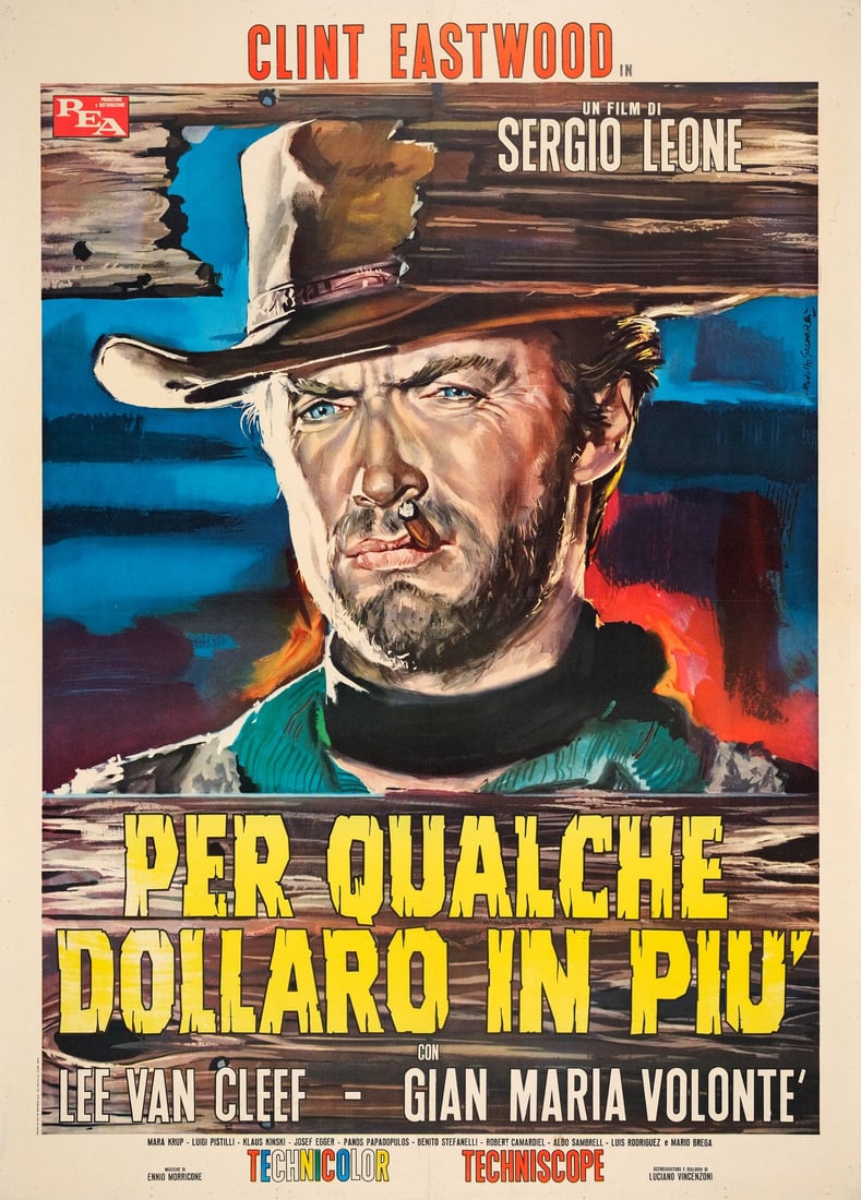 FOR A FEW DOLLARS MORE - Italian Two Fogli (39" x 55"); The Nicola Bais Collection; (1 of 1)