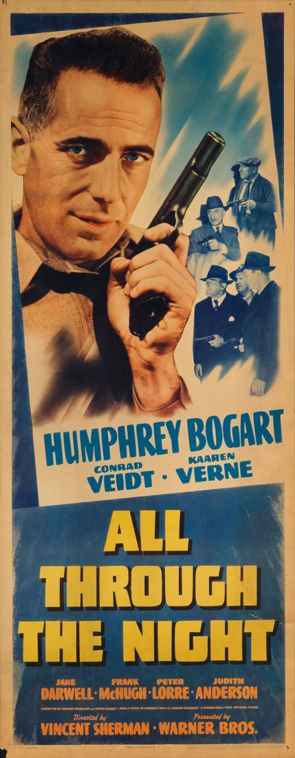 ALL THROUGH THE NIGHT - Insert (14" x 36"); Very Fine- Rolled (1 of 1)