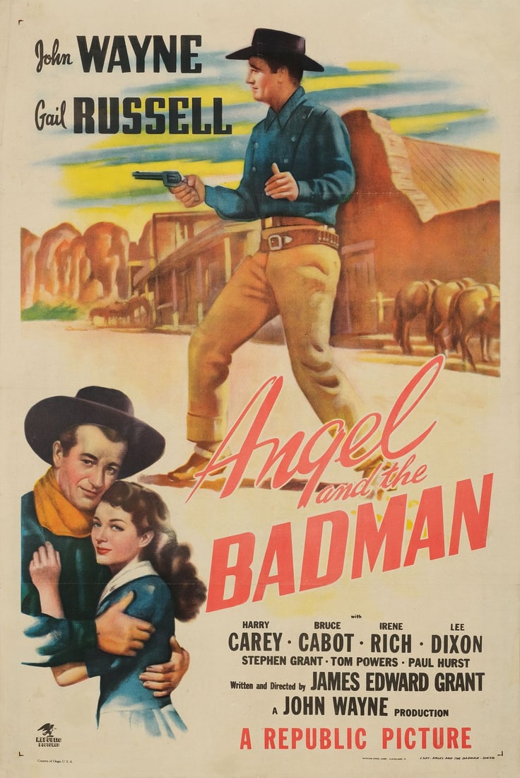 ANGEL AND THE BADMAN - One Sheet (27.25" x 41"); Very Fine- on Linen (1 of 1)