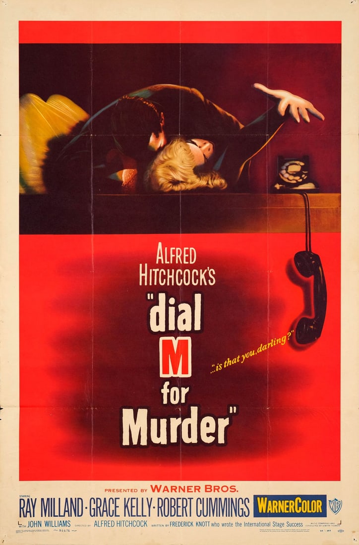 DIAL M FOR MURDER - One Sheet (27" x 41"); Very Fine Folded (1 of 1)