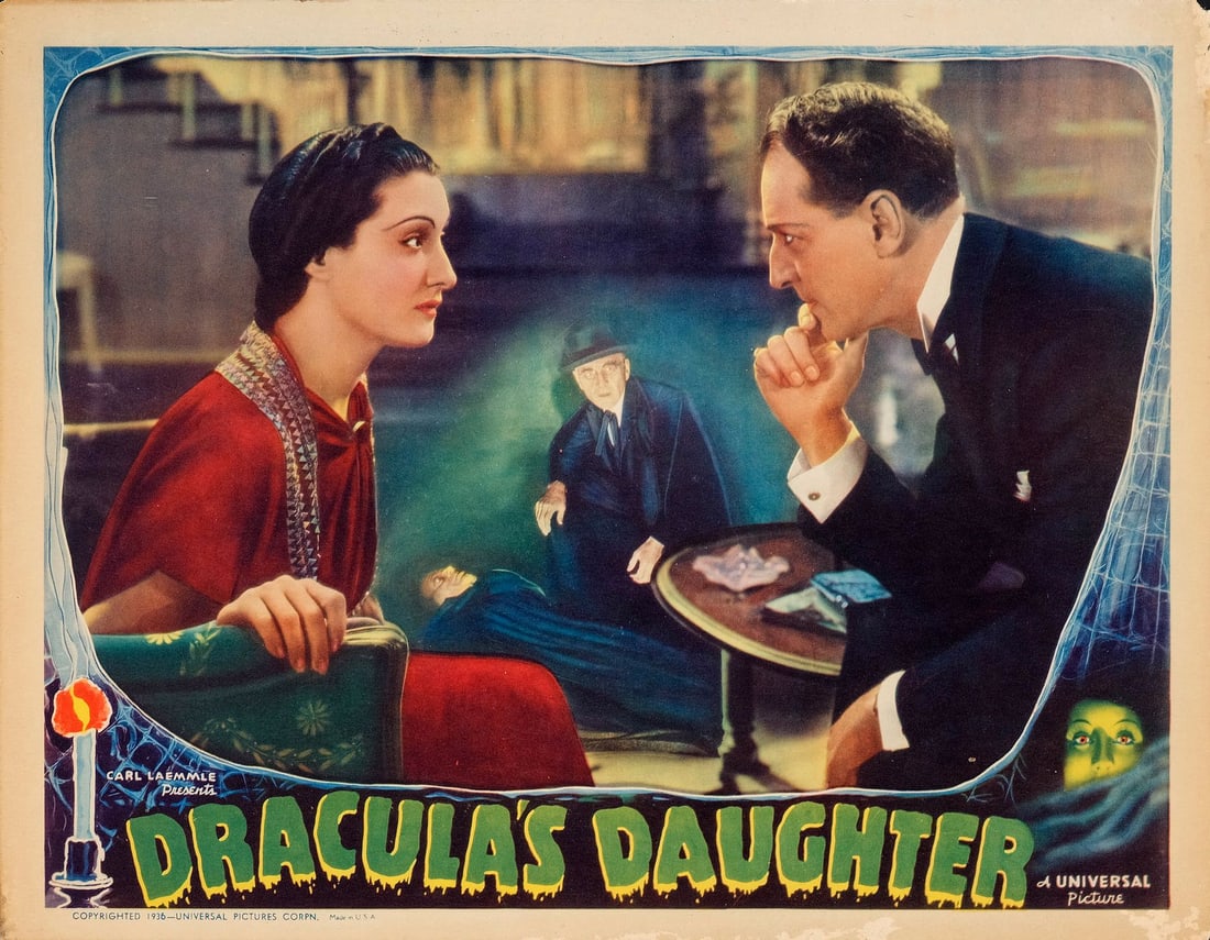 DRACULA'S DAUGHTER - Lobby Card (11" x 14"); Very Fine (1 of 1)