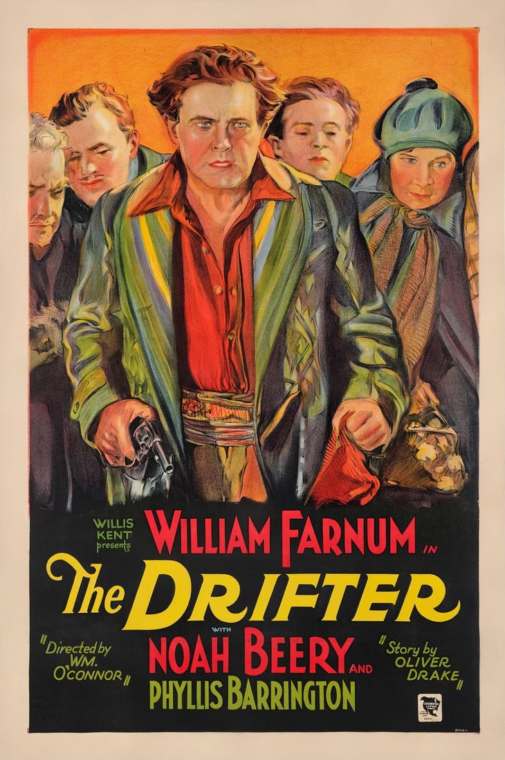 THE DRIFTER - One Sheet (27.25" x 41"); Style A, Stone Lithograph; Very Fine+ on Linen (1 of 1)