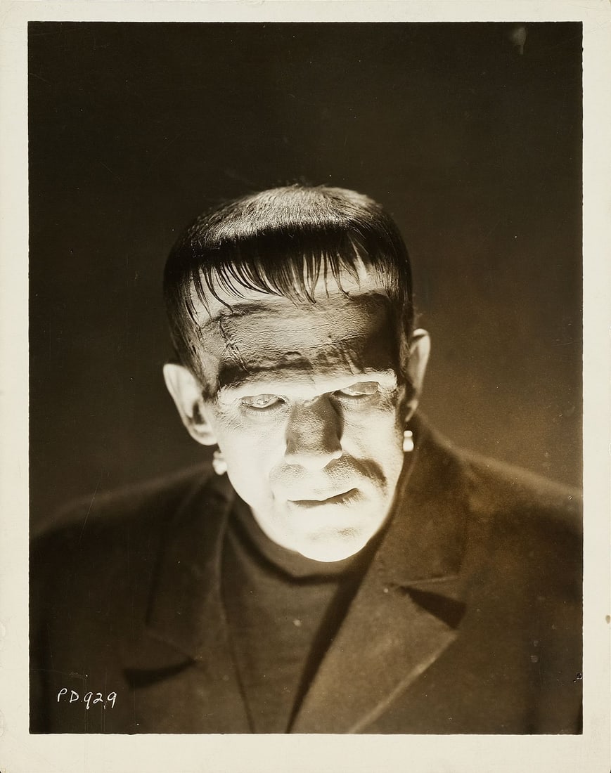 FRANKENSTEIN - Vintage Original B&W Single-Weight Gelatin Silver Glossy Photograph (8" x 10"); Very (1 of 1)