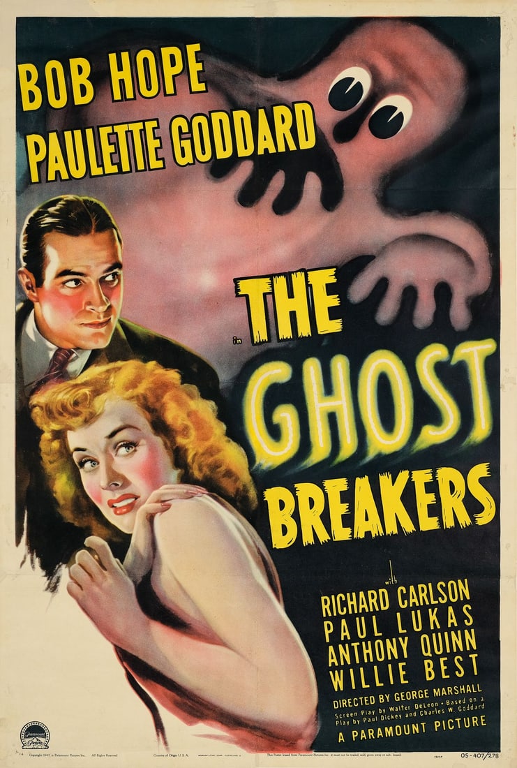 THE GHOST BREAKERS - One Sheet (27" x 41"); Style A; Fine+ on Linen (1 of 1)