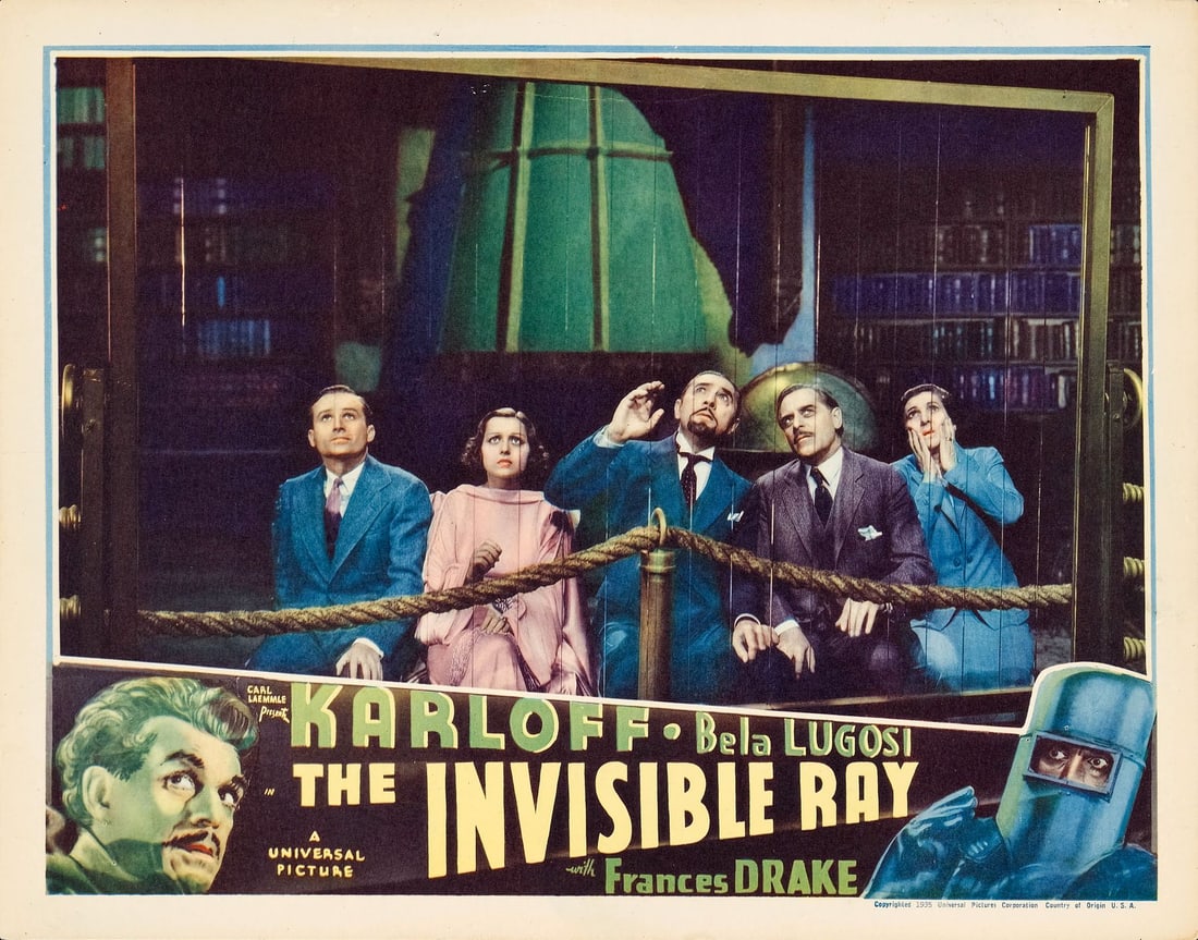 THE INVISIBLE RAY - Lobby Card (11" x 14"); Very Fine+ (1 of 1)
