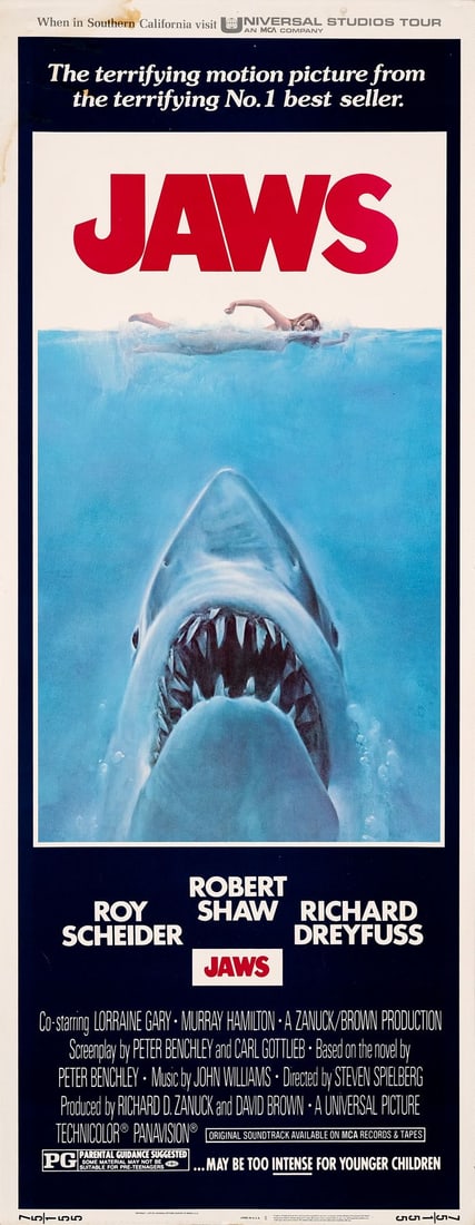 JAWS - Insert (14" x 36"); Very Fine- Rolled (1 of 1)