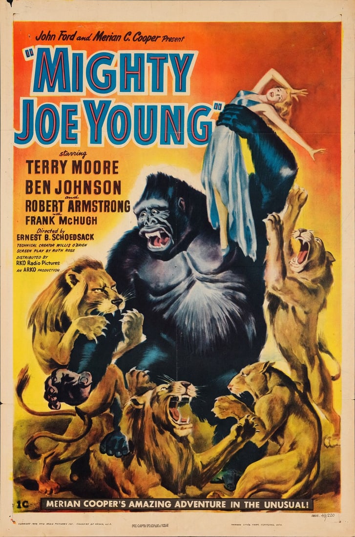 MIGHTY JOE YOUNG - One Sheet (27" x 41"); Style C; Very Fine- Folded (1 of 1)
