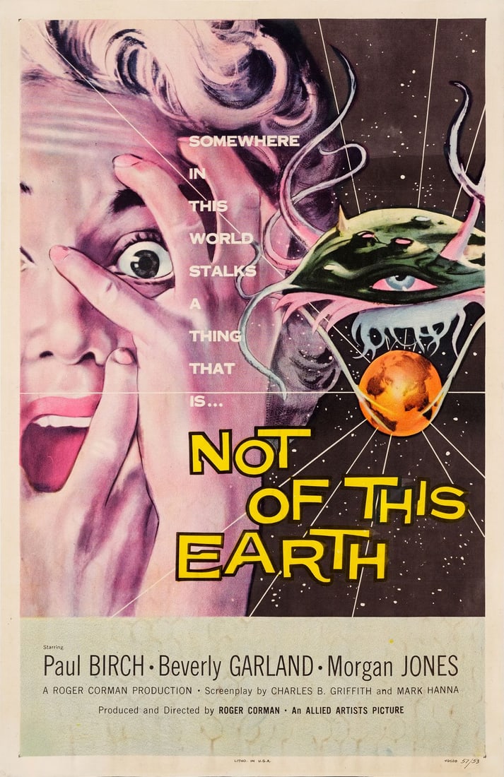 NOT OF THIS EARTH - One Sheet (27" x 41.5"); Very Fine on Linen (1 of 1)