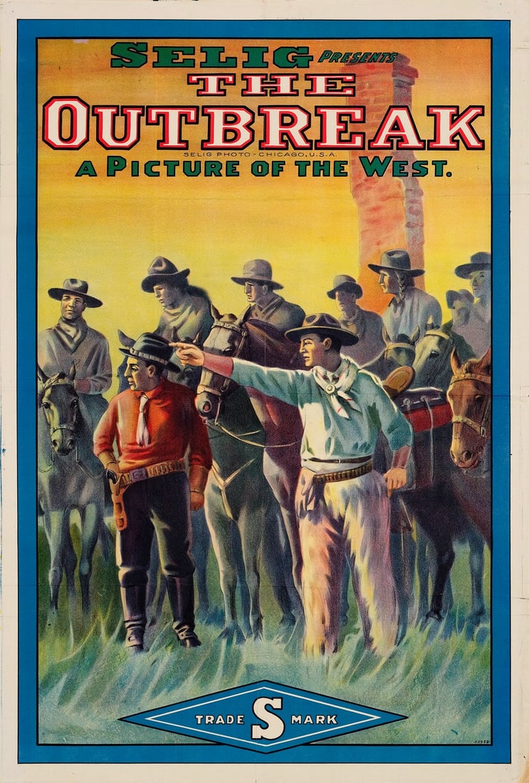 THE OUTBREAK - One Sheet (28" x 41"); Stone Lithograph; Very Fine+ Folded (1 of 1)