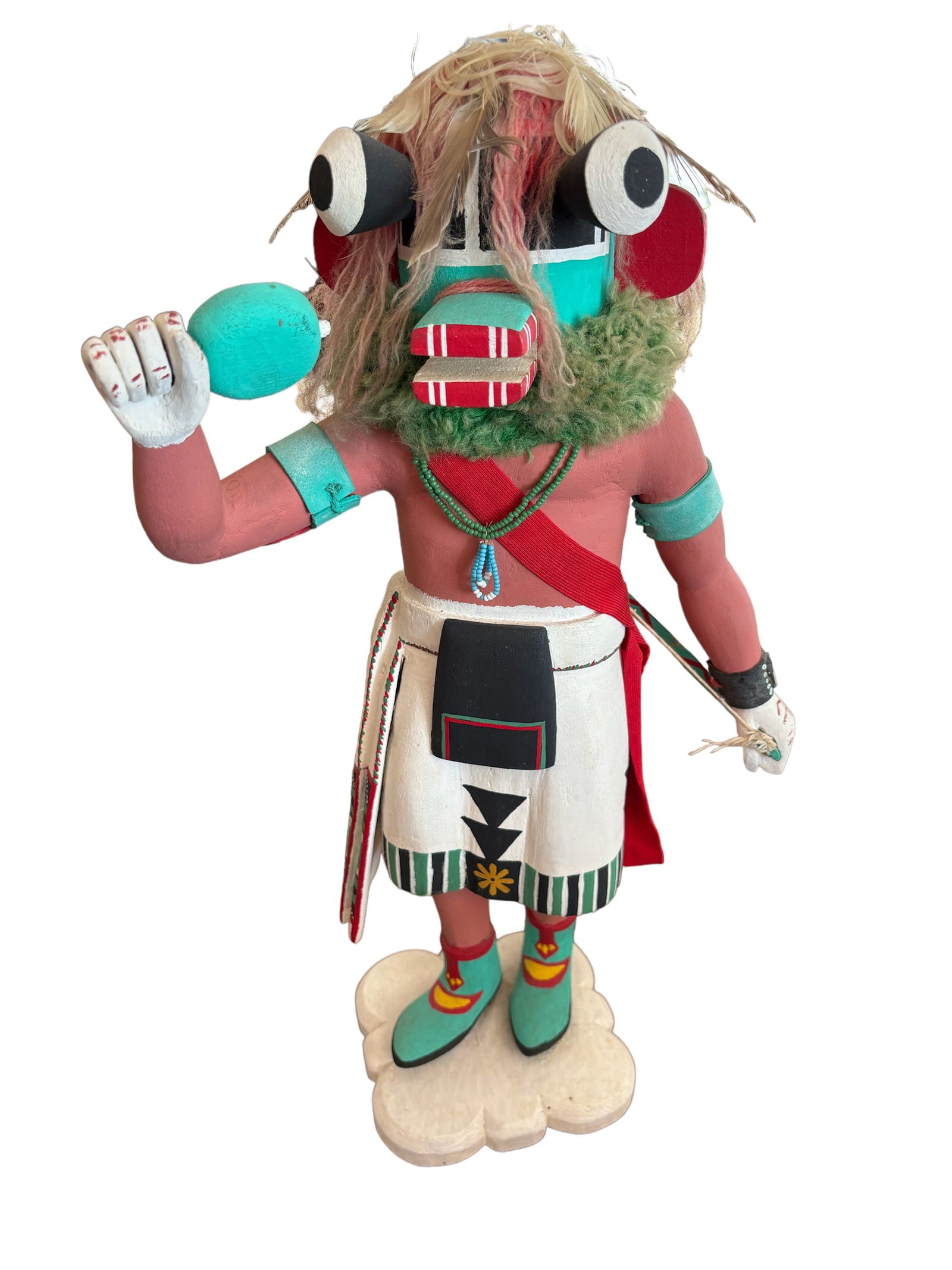 Native American Cared Houli Kachina Doll "Medicine Man" (1 of 8)