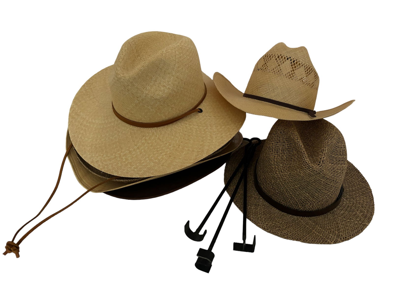 Assorted Vintage Straw Hats (1 of 10)