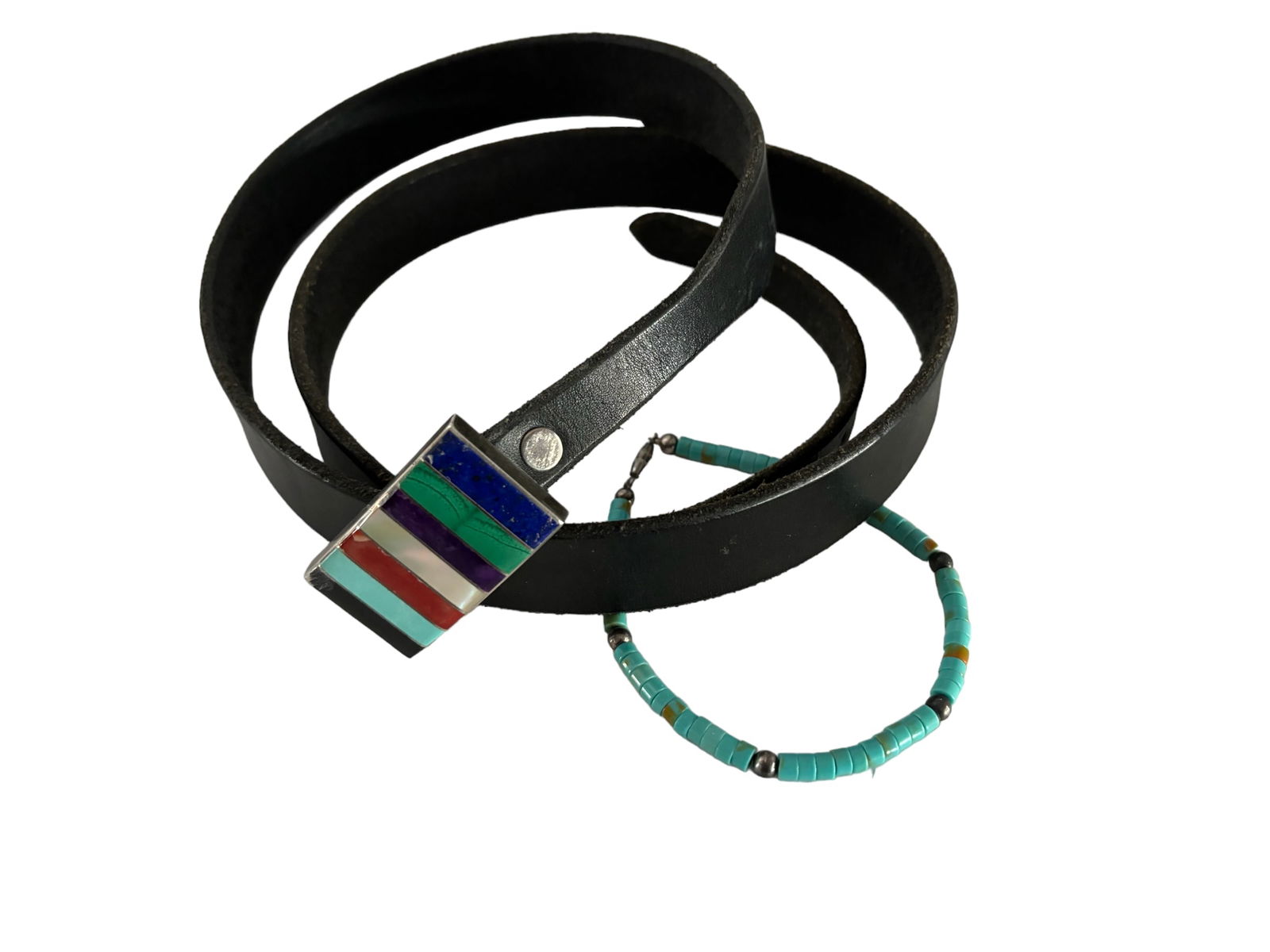 Roderick Kaskalla Zuni Multi Inlay Belt (1 of 5)