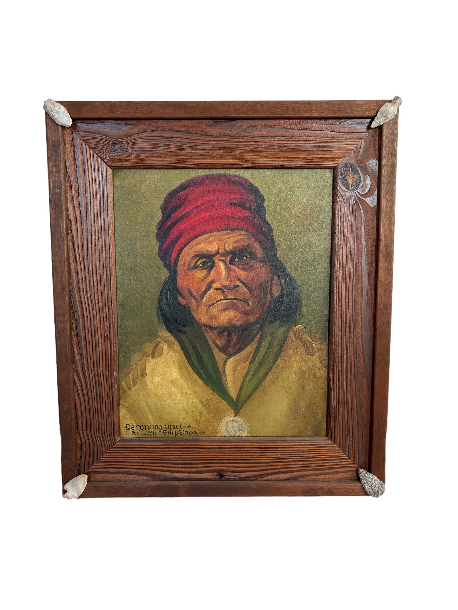 Geronimo, Apache by Louis Shipshee (1 of 6)