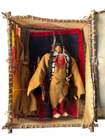 Native American Antelope Santee Doll "Egelay" - Horses
