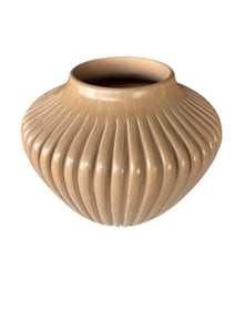 Laura Gachupin Melon Pottery Jar