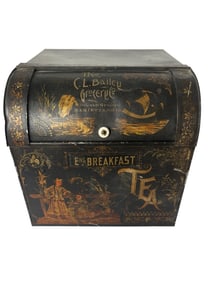 Antique C.L. Bailey & Co. English Breakfast Tea Tin