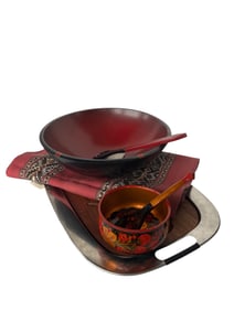 Assorted Handcrafted Serving Accents