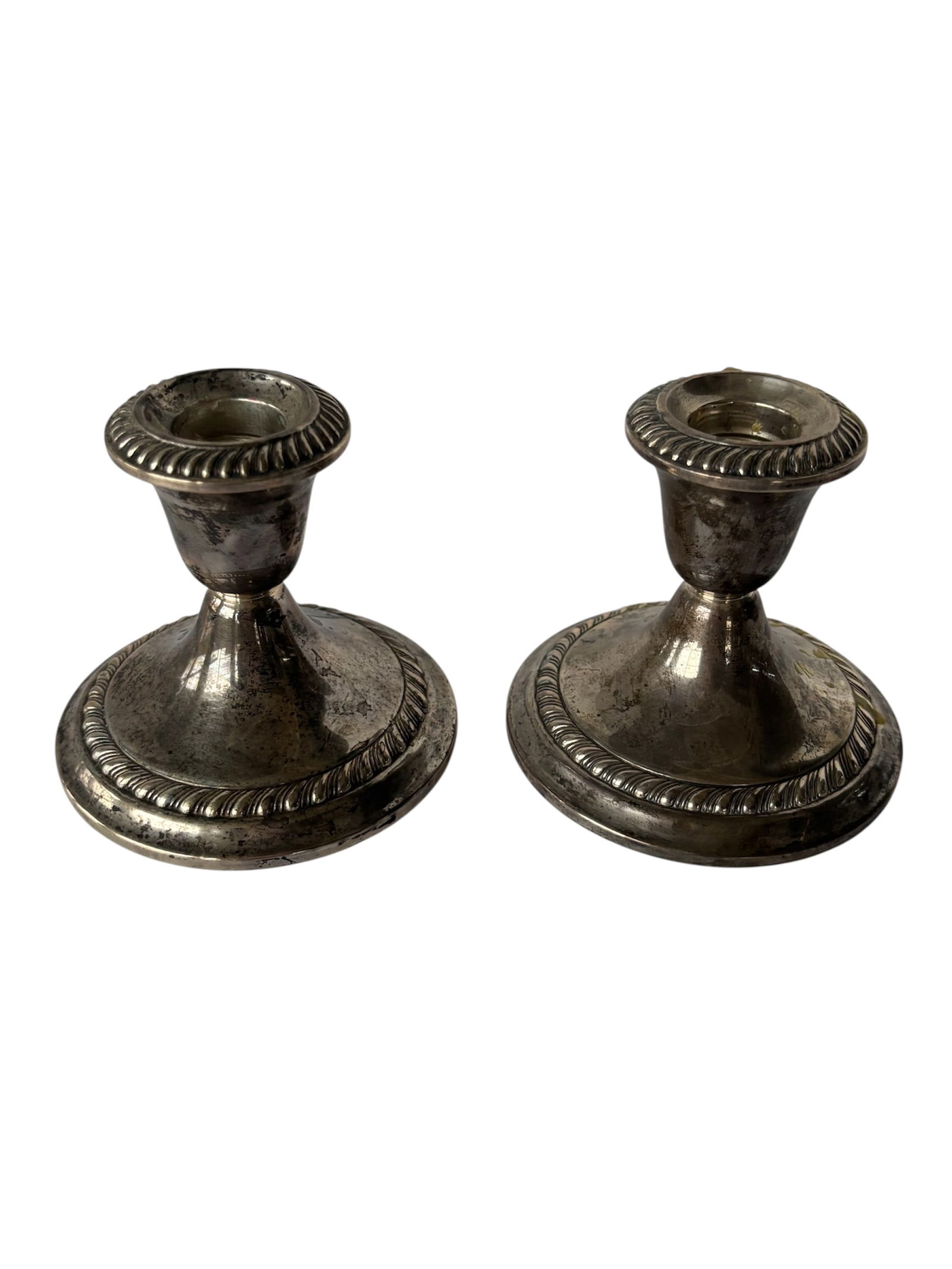 Gorham Sterling Candleholders (1 of 4)