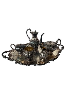 Elkington & Co. Vintage British Coffee/Tea Service