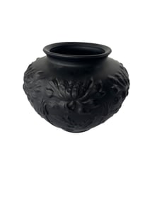 Tiffin Amethyst Glass Poppy Vase