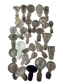 Collection of Antique Decanter Stoppers