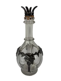 Antique Baccarat Four Chamber Liquor Decanter