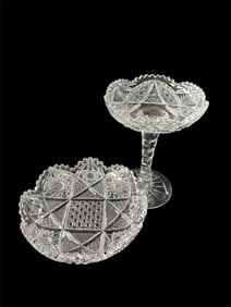 American Brilliant Period Serving Pieces