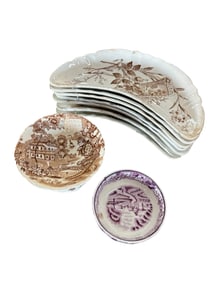 English Fine China Bone Dishes & More