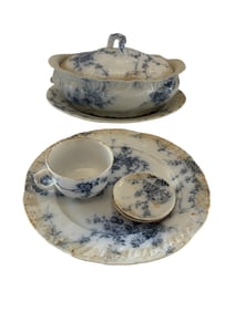 "Princess May" Transferware Pattern Booths Pottery Collection