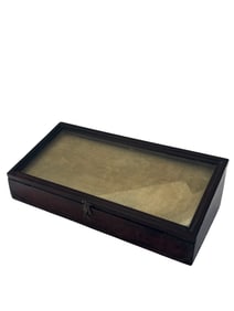 Antique Wooden Slope Store Display Box